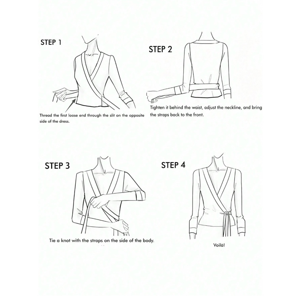 Khaki Wrap Knit Cardigan Long Sleeve Side Tie - Picture 7 of 8